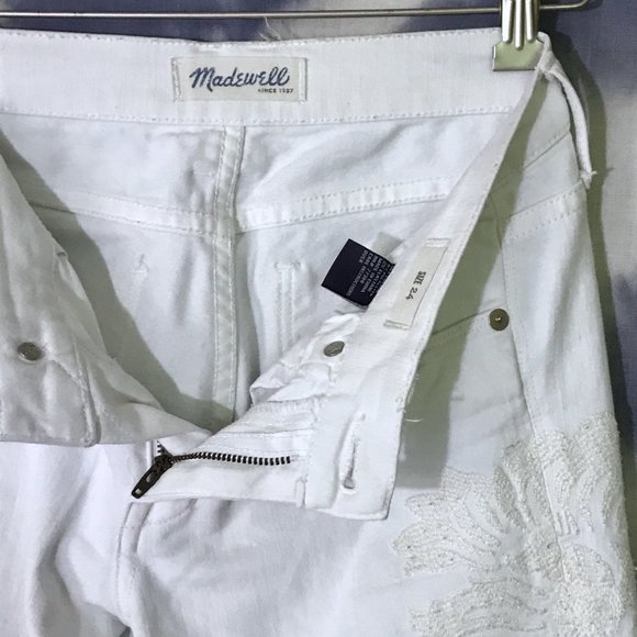 Madewell embroidered mid-rise jeans, 24 - Picture 11 of 13